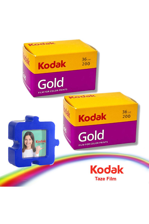 Fotoğraf Filmi Analog Renkli Film Gold 200 36 Poz 2adet -Magnet hediyeli