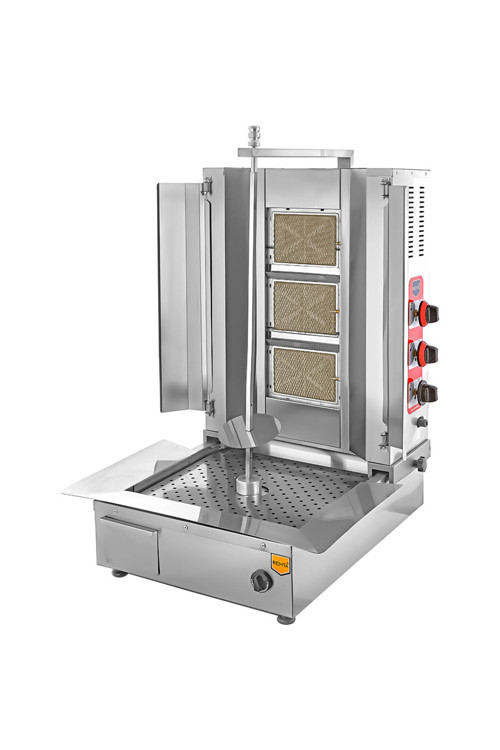 Tüplü Döner Ocağı Makinası 3 Radyanlı Alttan Motorlu