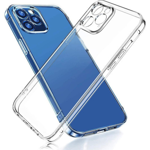 iPhone 15 Pro Kılıf Şeffaf Kamera Korumalı Soket 3D
