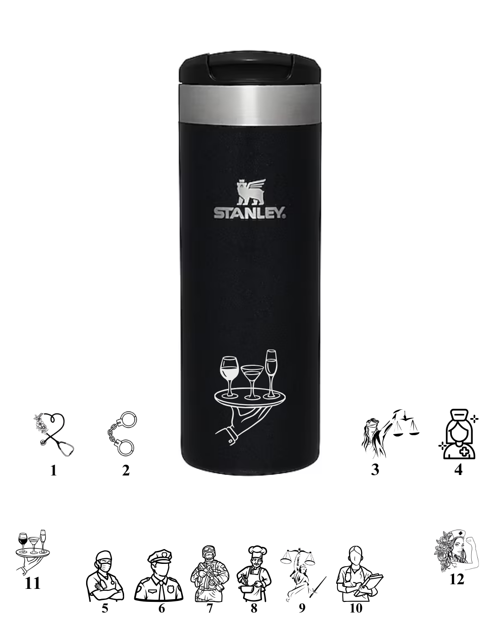 Kişiselleştirilmiş Stanley The AeroLight™ Transit Mug .47L / 16oz Tasarım İsim