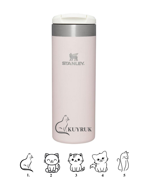 Kişiselleştirilmiş Stanley The AeroLight™ Transit Mug .47L / 16oz Tasarım İsim