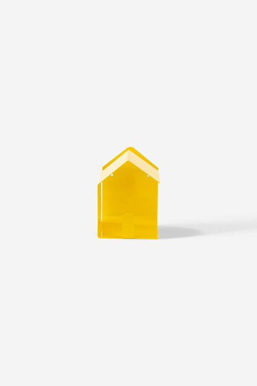 sarı Metal Duvar Askısı - Çok Amaçlı Balkon Ve Bahçe Dekoru - Little House
