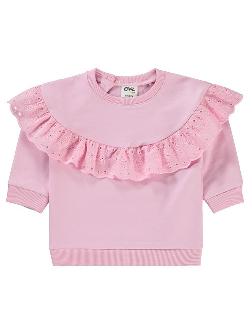 Fistolu 6-18 Ay Sweatshirt - Pembe