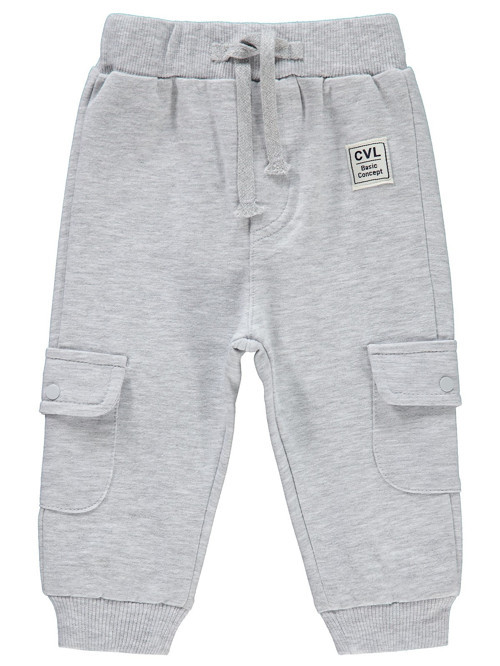 Kargo Cepli Jogger 6-18 Ay Eşofman Altı - Gri