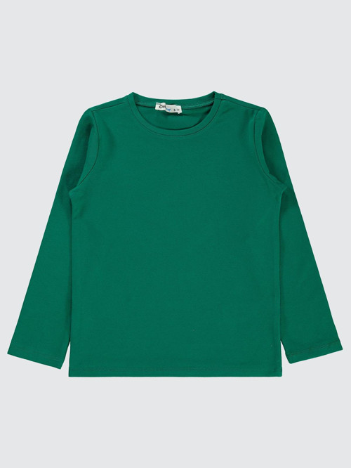 Basic 6-9 Yaş Sweatshirt - Yeşil