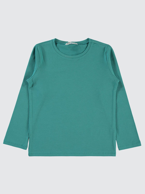 Basic 6-9 Yaş Sweatshirt - Yeşil