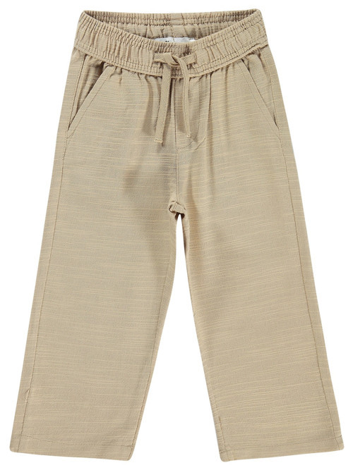 Flamlı Chino 2-5 Yaş Pantolon - Bej