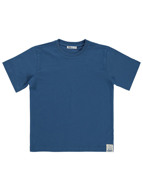 Basic Surf Etiketli 6-9 Yaş Tişört - Yeşil