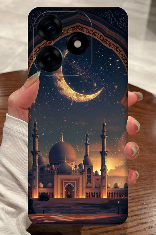 C63 Uyumlu İslam Desenli Kamera Korumalı HD Baskılı Silikon Kılıf
