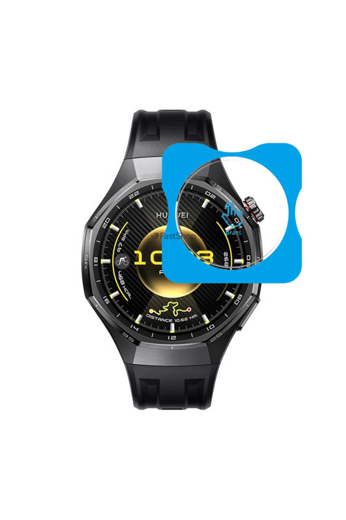 Huawei Watch Gt6 Pro 46mm Uyumlu Kolay Kurulum Aparatlı Temperli Cam Ekran Koruyucu