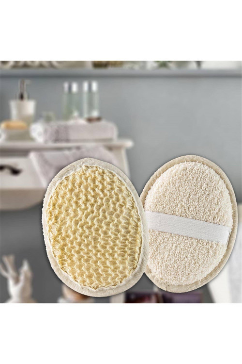 Yüz Kesesi Tutma Lastikli Yüz Vücut Temizleme Lifi Banyo Hamam Kesesi