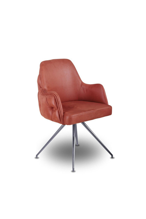 Zen Comfort Taba Deri Misafir Koltuğu