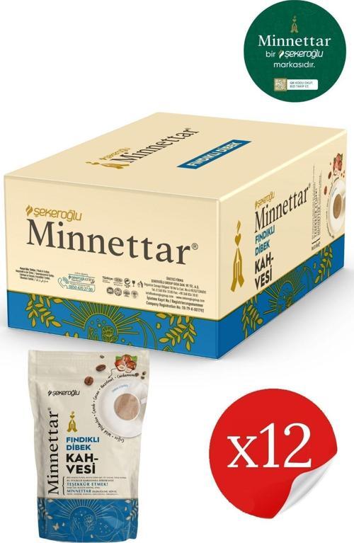 Minnettar Fındıklı Dibek Kahvesi 12 x 165 Gr ( 12 PAKET )