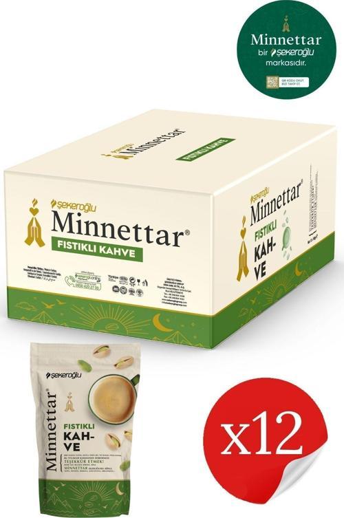 Minnettar Fıstıklı Kahve 12 X 165 gr ( 12 Paket )