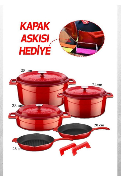 Döküm Demir Her Evde Olmalı 6 lı Set