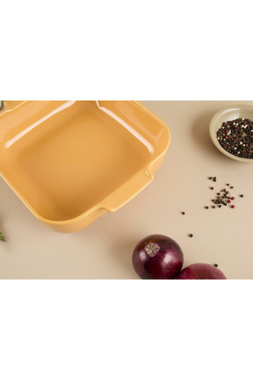 Elissa Fırın Kabı Kare 28cm Sarı