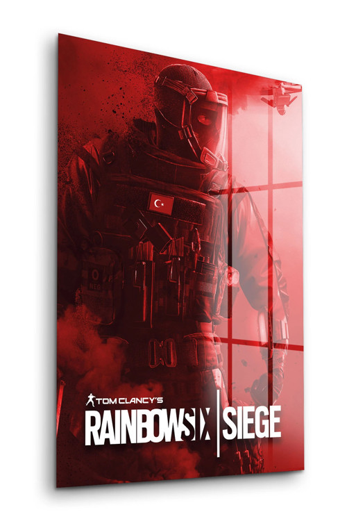 Cam Tablo Rainbowsix Siege Red