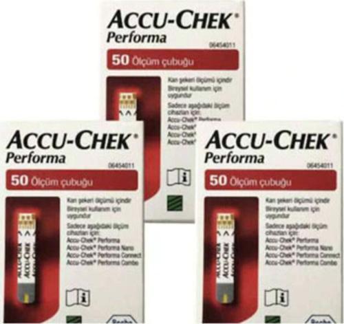 Accu-Chek Performa Şeker Ölçüm Stribi 50Li - 3 Lü Paket