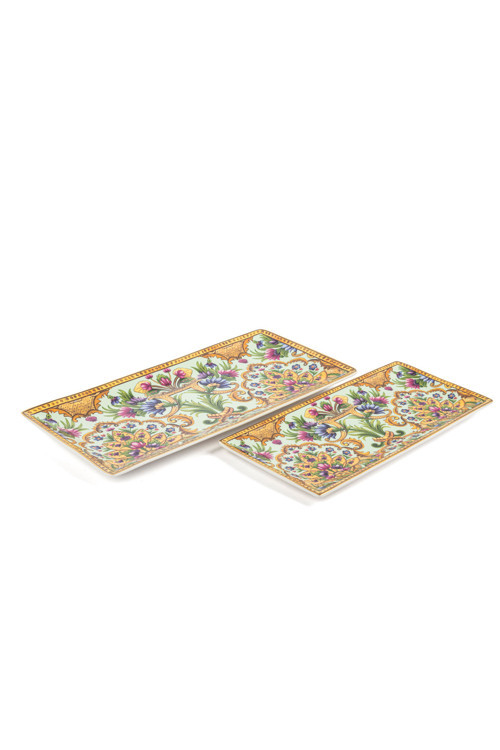 The Florentine 2li Sunum Tabağı 25x13cm 31x16cm P362.116726