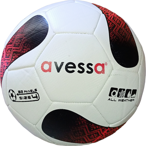 Hft-4000-100  Hybrid Futbol Topu 4 No Siyah\ Kırmızı