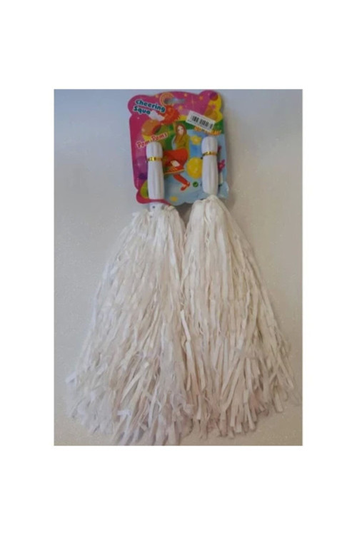 Vagon Pom Pon Beyaz İkili 4093