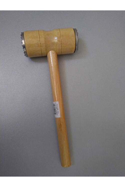 Çift Taraflı Et Döveceği Ahşap Gövdeli, Alüminyum Metal Uçlu 166 Gr - 26 Cm