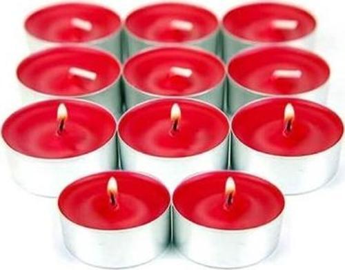 Roll-Up Kırmızı Tealight Mum 8gr 100lü
