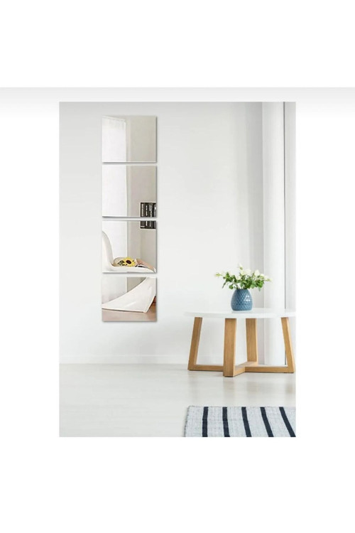 Dekoratif Pleksi Ayna (20X20 4 ADET) Kendiliğinden Yapışkanlı