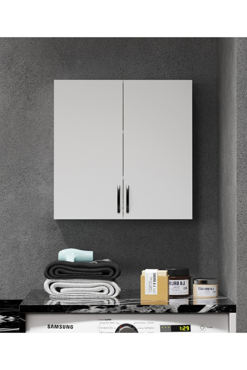 Yasmin Çamaşır Makinası Üst Dolabı ve Banyo Dolabı