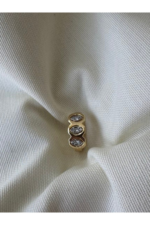 Melis Modeli Taşlı Earcuff (Kıkırdak Küpesi)