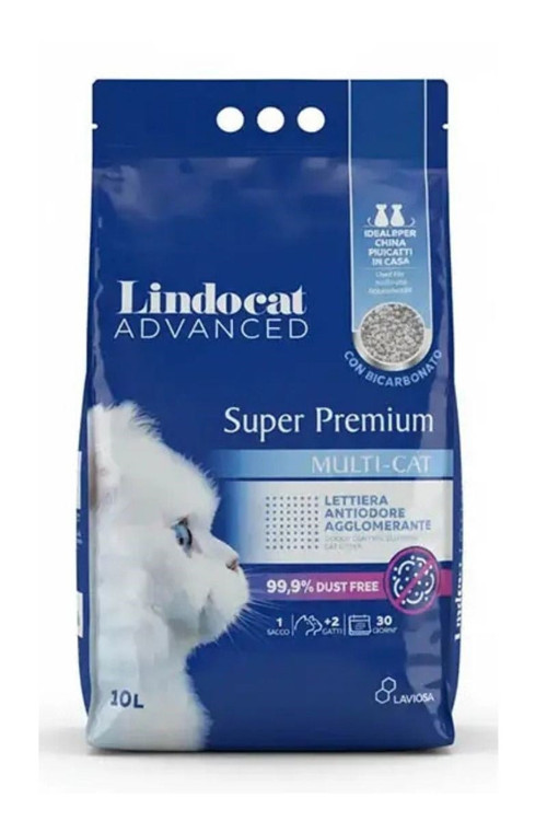 Süper Premium Multicat Biokarbanatlı Koku Önleyici ve Extra Güçlü Topaklanan Kedi Kumu 10L