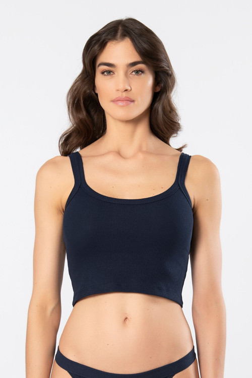 Kadin Askili Ribana Crop Atlet 3405/Lacivert