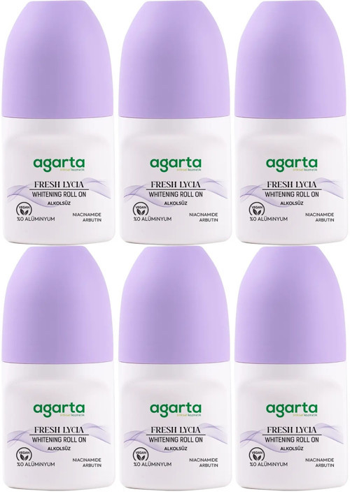 Roll-On Kadın 50 ML Fresh Lycıa Sensatıon (24 Saat Etkili Ter Kokusu Önleyici) (6 Lı Set)