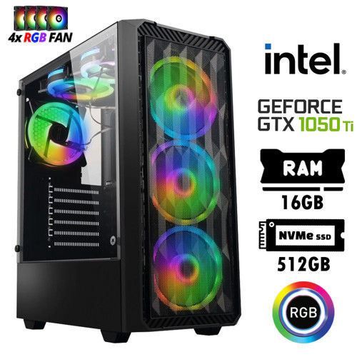 Nano X10 İ3 13100F 16Gb Ram 512Gb M.2 Nvme Ssd 4Gb Gtx 1050Ti Oyuncu Hazır Tavsiye Sistem
