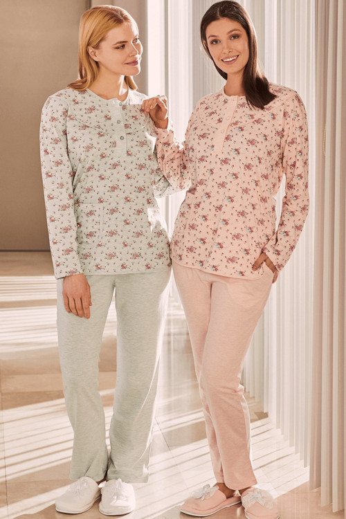By Mecit 5264 Büyük Beden Kadın Pijama Takımı
