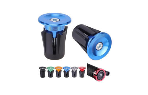 BRIVIGA - Yeşil Alüminyum+Plastik 22-24mm Gidon Ucu Tıpa (1 Çift)