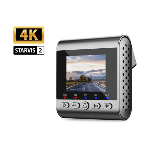 M60 4K HDR Sony Starvis 2 Sensörlü Wi-Fi GPS'li Araç Kamerası