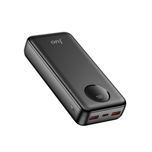 20000 mAh 22.5W Dijital Led Ekranlı Taşınabilir Hızlı Şarj Cihazı Powerbank Siyah