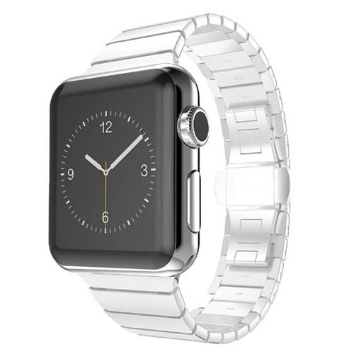 Watch 40mm Uyumlu KRD-16 Seramik MKST Kordon-Beyaz