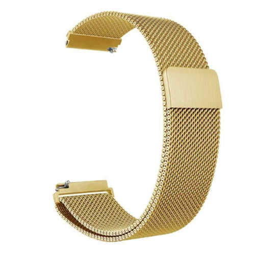 Gear S2 (20mm) Uyumlu KRD-12 Metal MKST Kordon-Gold