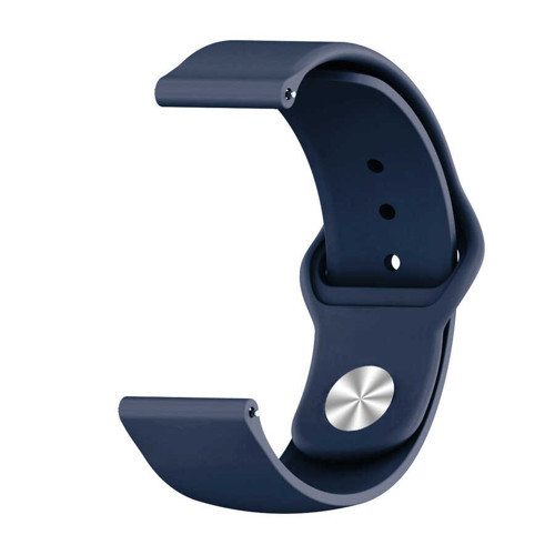 Gear S3 KRD-11 22mm Uyumlu MKST Kordon-Mavi
