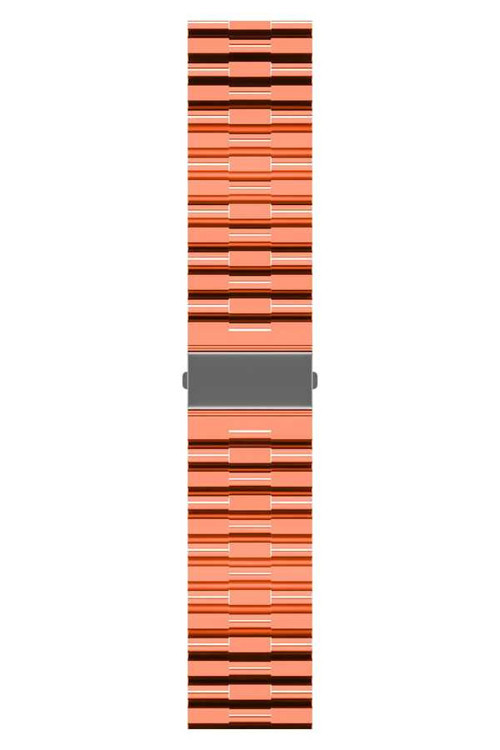 Gear S2 Uyumlu KRD-27 20mm MKST Kordon-Turuncu