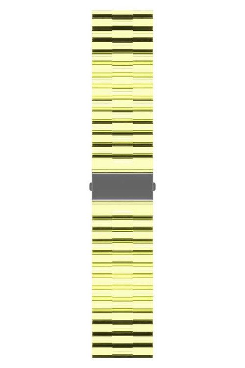 Galaxy Watch Active 2 40mm Uyumlu KRD-27 20mm MKST Kordon-Sarı