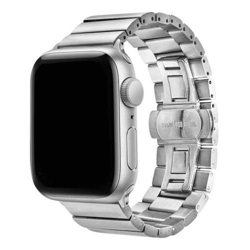 Watch 42mm Uyumlu KRD-41 Metal MKST Kordon-Gümüş