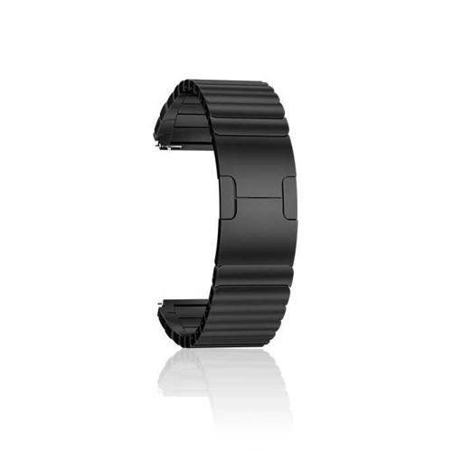 Huawei Watch Gt 3 46Mm Uyumlu Krd-35 Metal Mkst Kordon-Siyah