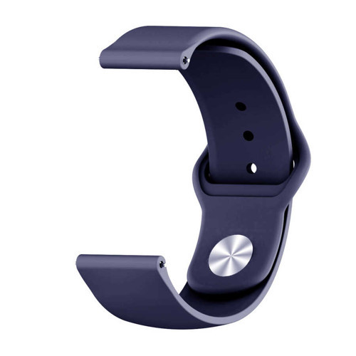 Galaxy Watch Active 2 44mm KRD-11 20mm Uyumlu MKST Kordon-Lacivert