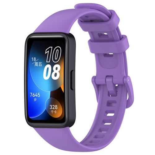 Huawei Band 8 Uyumlu Klasik Mkst Kordon-Mor