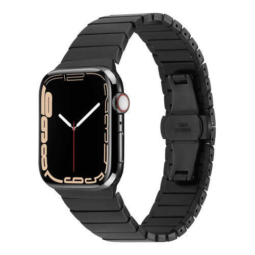 Maks Technology Watch 42mm Kordon Uyumlu KRD-79 Metal Strap Kayış MKST- Siyah