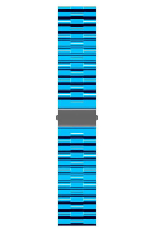 Galaxy Watch Active 2 40mm Uyumlu KRD-27 20mm MKST Kordon-Mavi
