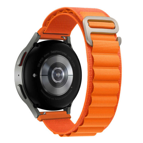 Huawei Watch Gt 3 46Mm Uyumlu Krd-74 22Mm Hasır Mkst Kordon-Turuncu